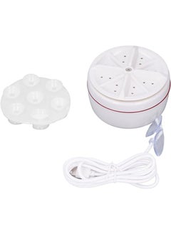 NAFEH Mini Portable Washing Machine, Ultrasonic Turbine Washing, Machine Portable Turbo Washing Machine for Travelling, Turbo Washer for Cleaning Sock, Business Trip, Camping  - Image 2