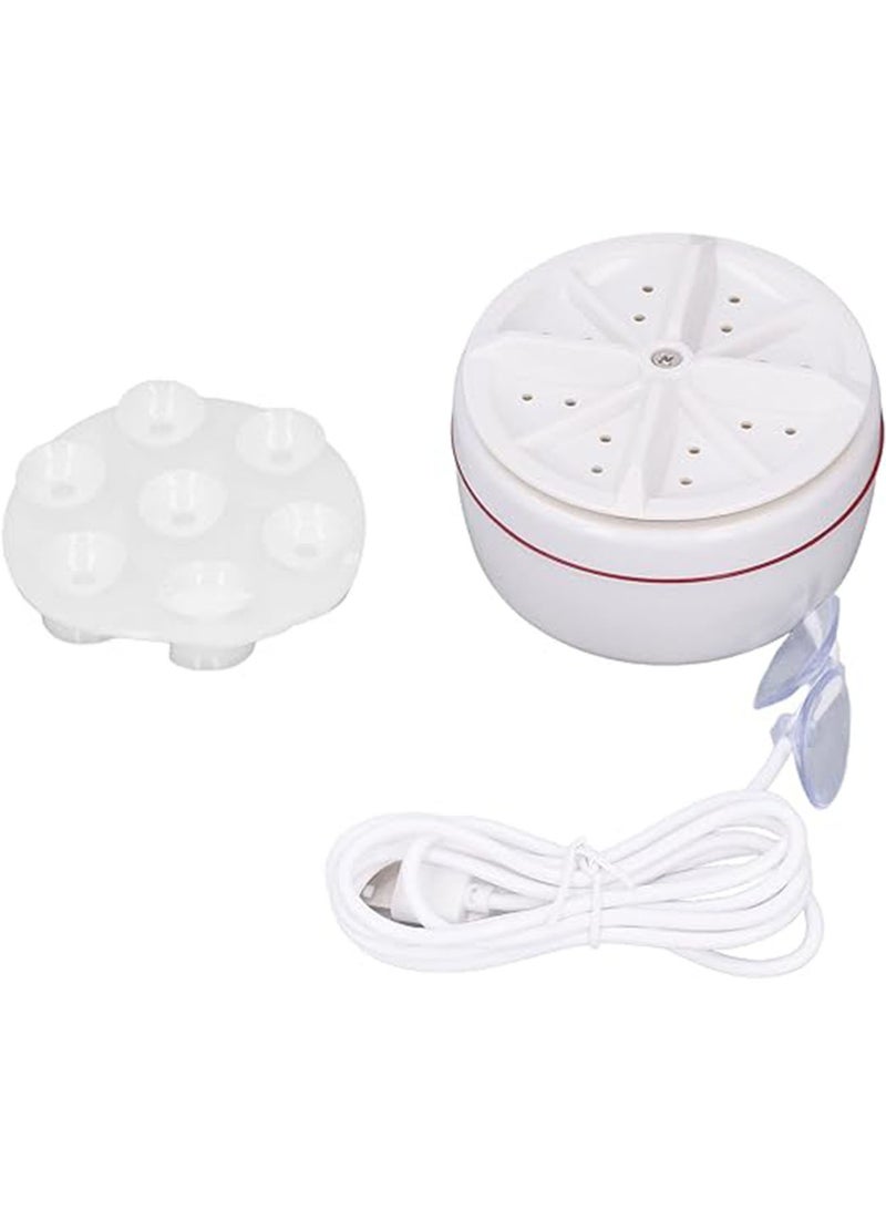 NAFEH Mini Portable Washing Machine, Ultrasonic Turbine Washing, Machine Portable Turbo Washing Machine for Travelling, Turbo Washer for Cleaning Sock, Business Trip, Camping - Image 2