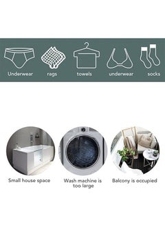 NAFEH Mini Portable Washing Machine, Ultrasonic Turbine Washing, Machine Portable Turbo Washing Machine for Travelling, Turbo Washer for Cleaning Sock, Business Trip, Camping  - Image 5