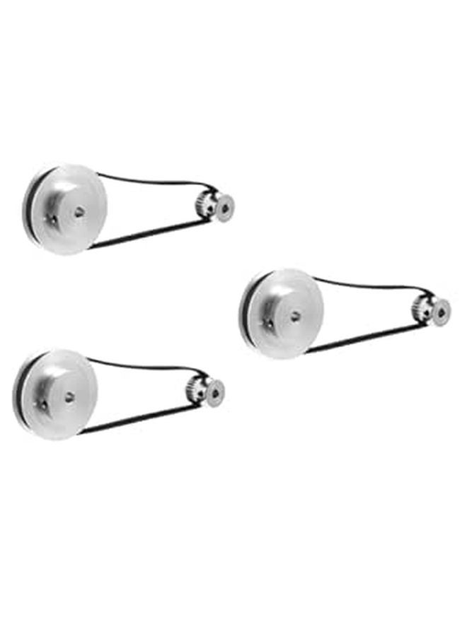 3 Sets 20 Teeth 2GT Timing Belt Pulley Wheel Synchronous Gear for Machine Transmission - Image 1