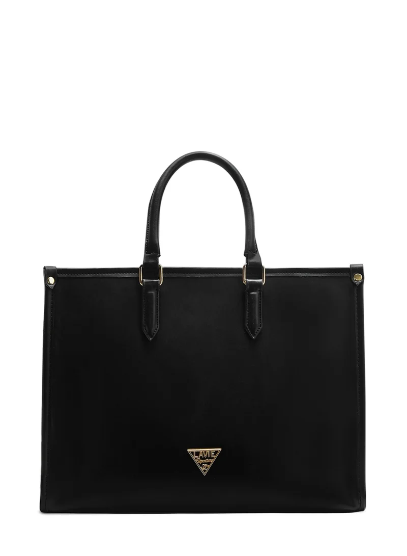 Signature Women's Madisson Box Tote (BLACK)