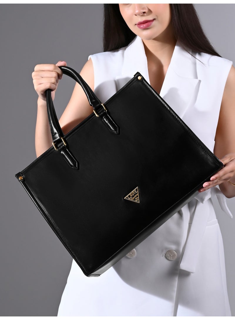 Lavie Signature Women's Madisson Box Tote (BLACK) - Image 2