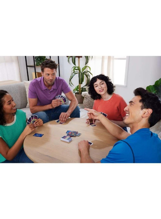 Mattel Games Liar’s UNO Card Game for Kids, Adults & Family Game Nights with Bluffing Fun - Image 5