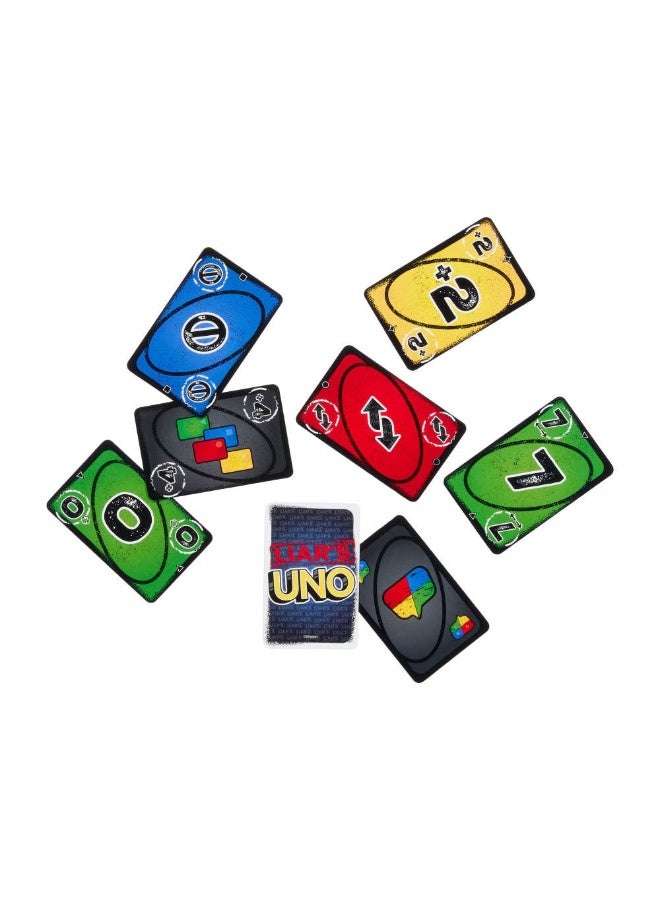 Mattel Games Liar’s UNO Card Game for Kids, Adults & Family Game Nights with Bluffing Fun - Image 4