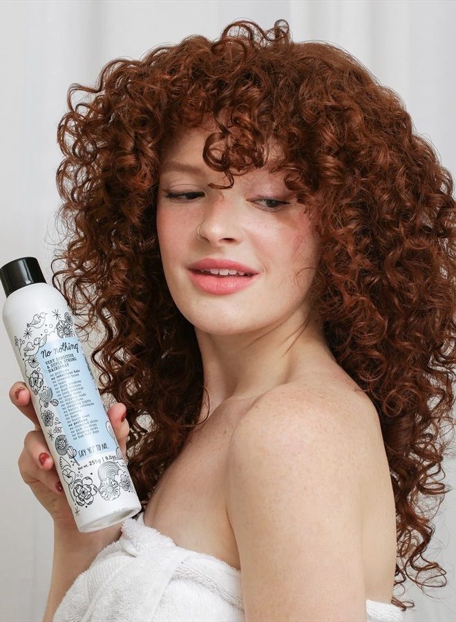 No nothing Very Sensitive Super Strong Hairspray - Fragrance Free Extra Strong Styling and Finishing Spray - Unscented Hair Spray, Hypoallergenic 9.0 oz (Super Strong Hairspray) - Image 3