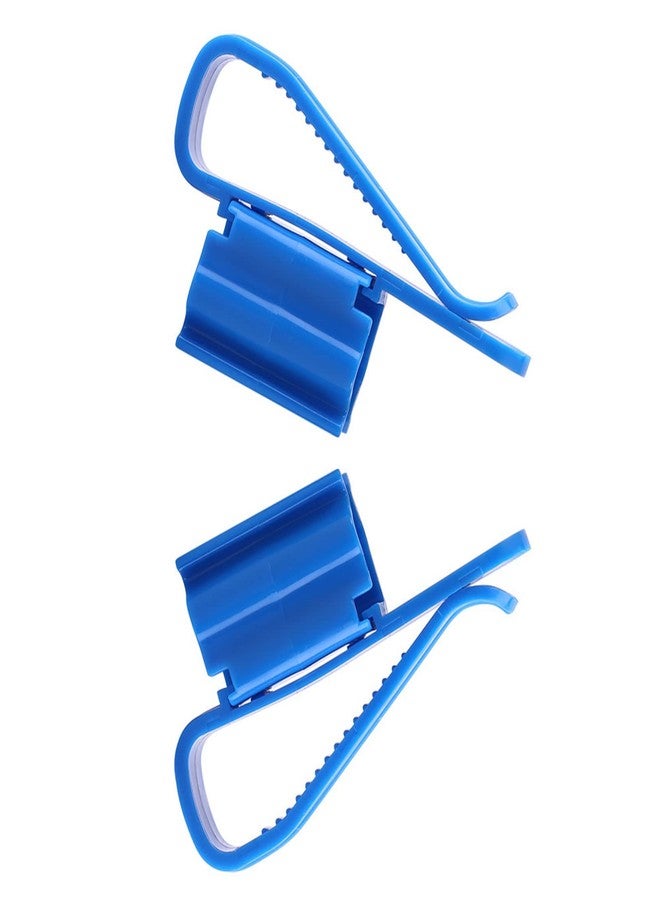 EBTOOLS 2Pcs Water Pipe Clips, Multifunction Plastic Adjustable Fish Tank Clamps Mounting Clip Water Pipe Tube Clamp Hose Holder - Image 1
