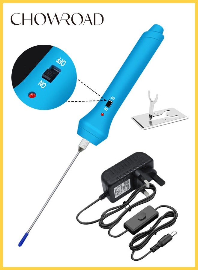 تشورود قاطع رغوة كهربائي، 10CM قلم قطع الأسلاك الساخن، 100-240V/15W قاطع رغوة ساخن، قاطع الأسلاك الساخن وأداة قطع البوليستيرين - Image 1