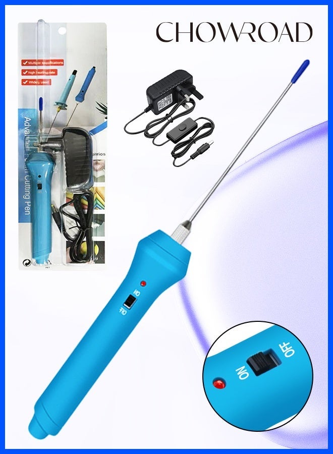 CHOWROAD Electric Foam Cutter,10CM Hot Wire Cutting Pen,100-240V/15W Styrofoam Cutter,Hot Wire Cutter and Polystyrene Cutting Tool - Image 1