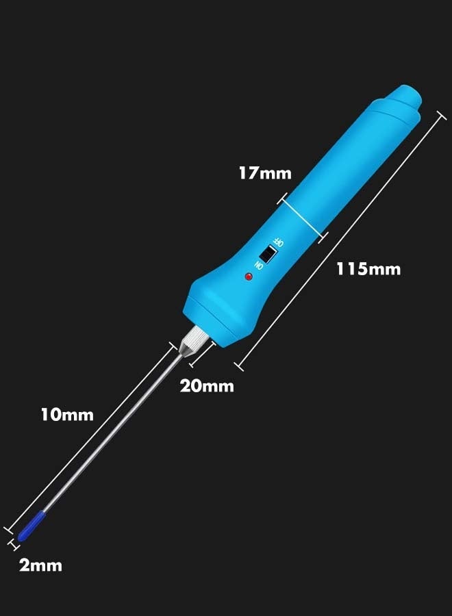 CHOWROAD Electric Foam Cutter,10CM Hot Wire Cutting Pen,100-240V/15W Styrofoam Cutter,Hot Wire Cutter and Polystyrene Cutting Tool - Image 4