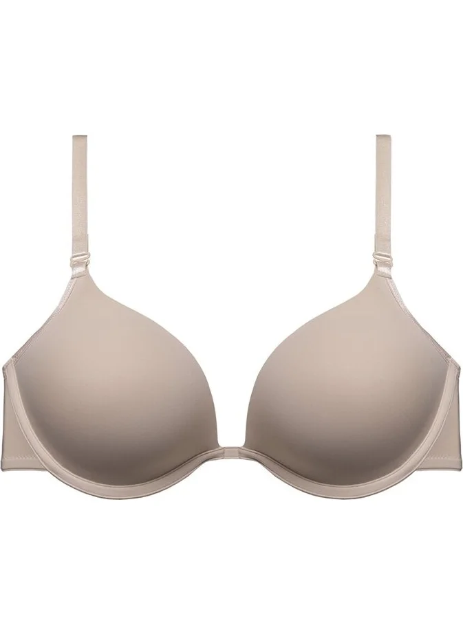 Magic Form 2187 Special Form Plain Fabric Support Filled Mid-Cushion Bust 2 Size Enlarge Push-Up Bra