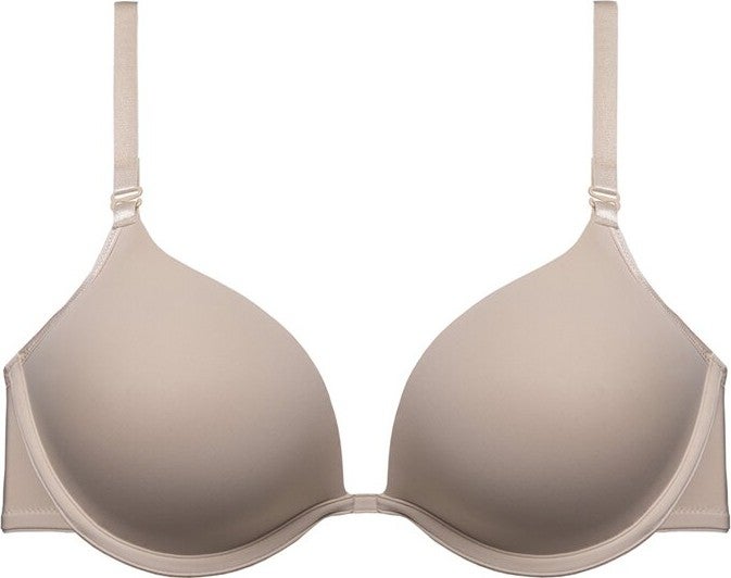 Magic Form 2187 Special Form Plain Fabric Support Filled Mid-Cushion Bust 2 Size Enlarge Push-Up Bra