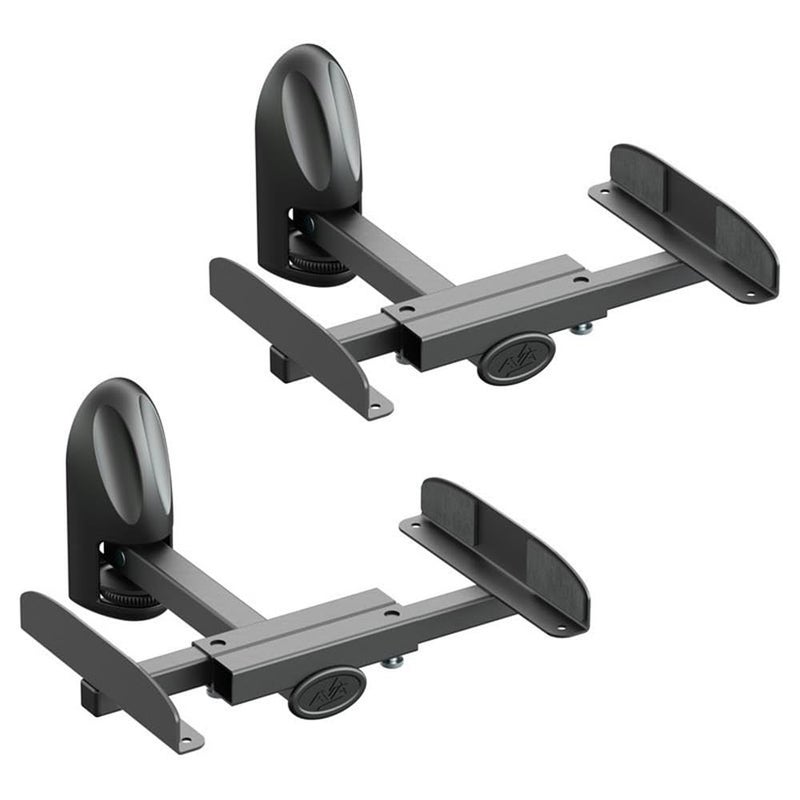 AVF Traditional Steel Side Clamping Speaker Mounts in Black Set of 2