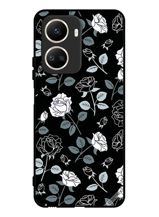 Covernex غطاء حماية لهاتف هواوي نوفا 10 SE بنمط زهور - Image 1