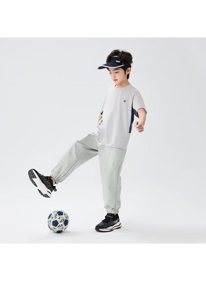 Ebaer Children'S Quick-Dry Sports Pants, Summer New Style Boys' Mosquito-Repellent Pants, Lightweight Breathable Trousers, Pine Gray, 130 - Image 2