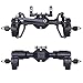 AMK Ascent18 Portal Axle Set for Redcat Ascent18 Upgrade CNC Aluminum Front Rear Axles with Brass Portal Covers Steel Gears Servo Mount Steering Links Black - Image 4