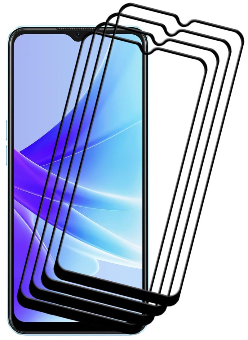 ACLIX 4 Pieces Antistatic ESD Dustproof Premium Quality High Definition Tempered Glass Screen Protector Designed For Oppo A77 4G - Image 1