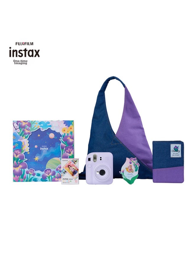 Instax Fuji Instax Instant Camera, One-step Imaging Camera, Mini12 Deluxe Gift Box, Dragonfly Knight, Includes 10 Sheets Of Fafa Lace Film - Image 4