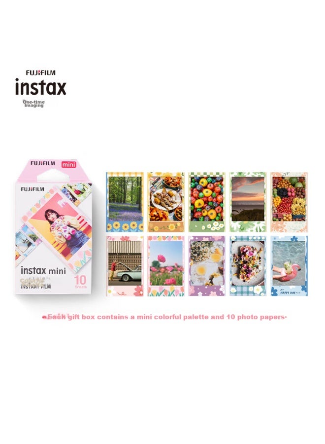 Instax Fuji Instax Instant Camera, One-step Imaging Camera, Mini12 Deluxe Gift Box, Dragonfly Knight, Includes 10 Sheets Of Fafa Lace Film - Image 2