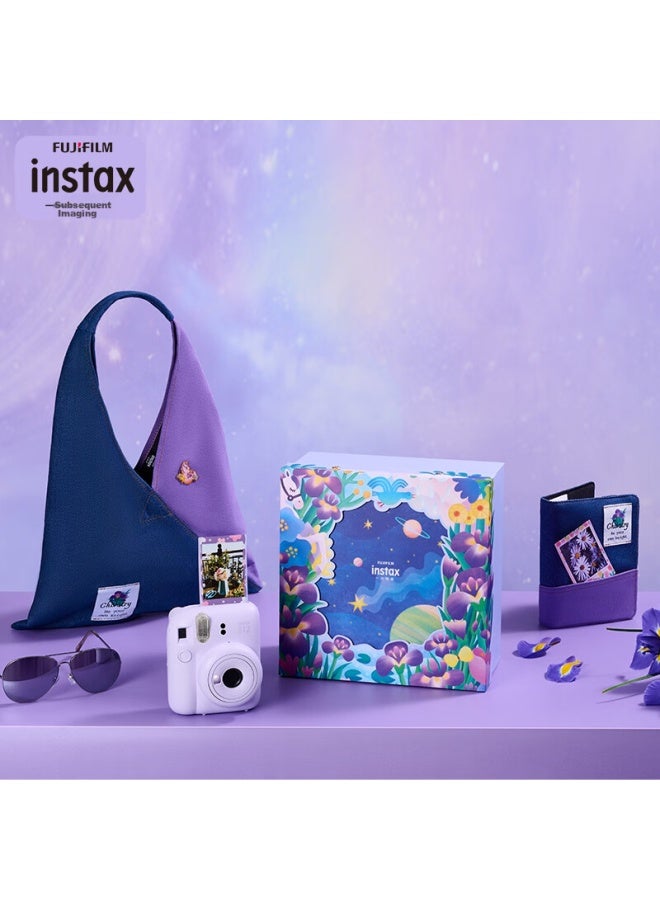 Instax Fuji Instax Instant Camera, One-step Imaging Camera, Mini12 Deluxe Gift Box, Dragonfly Knight, Includes 10 Sheets Of Fafa Lace Film - Image 1