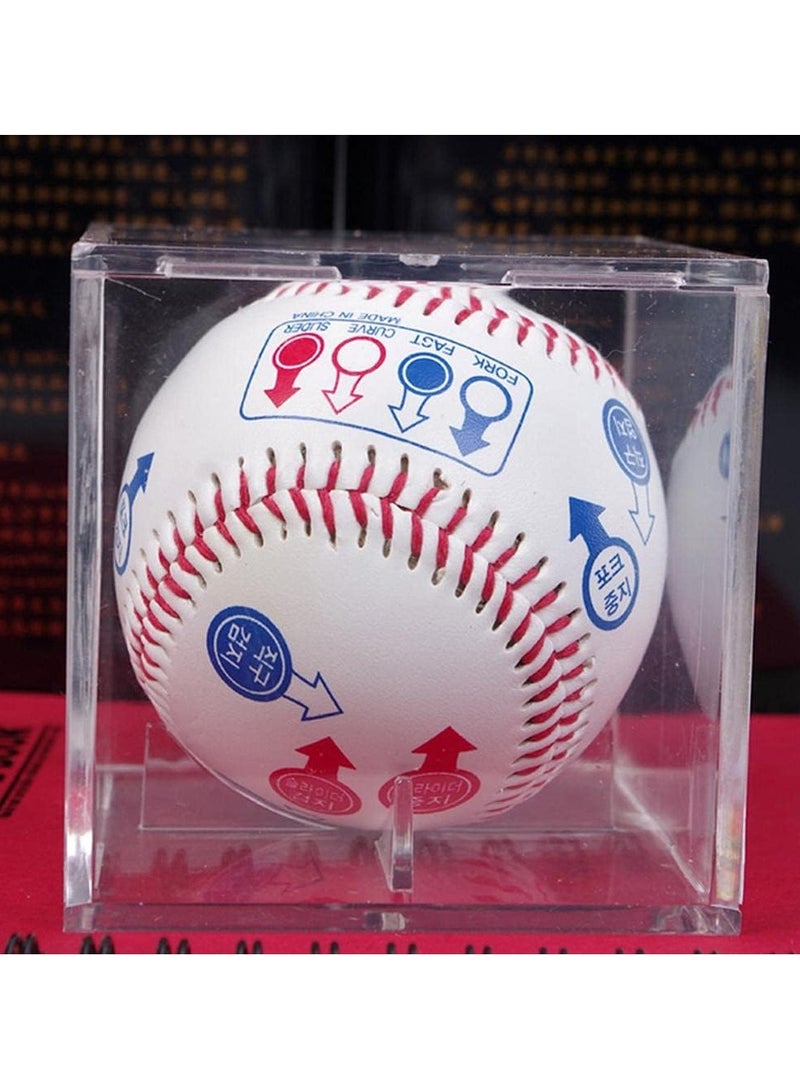 TPGP Universal Acrylic Display Case Baseball Showcase Display Case Display Case Dustproof Souvenir Storage Box for Tennis Balls Golf Ball - Image 3