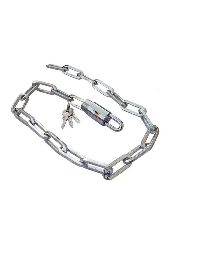 Midwest Metal Chain 90 CM - Safety Home Security Hardware, Bicycle Lock, Mountain Bike Lock, Gate and Door Lock  - Image 1