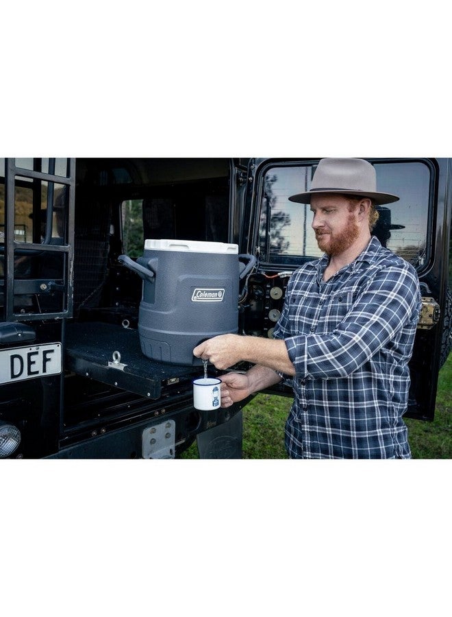 كولمان داينتري برميل مبرد للمشروبات رمادي داكن وأبيض 10 لتر 2201104 - Image 4