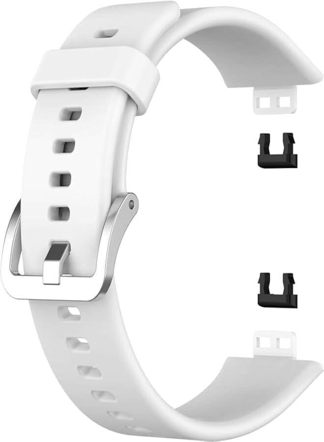 G-Power Silicone Replacement Wrist Watch Band Strap With Modern Design To Add More Beauty For Huawei Watch Fit - White