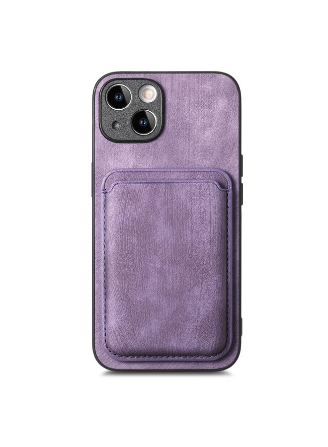 زبون جراب هاتف مغناطيسي مع حقيبة بطاقات جلدية عتيقة لهاتف iPhone 12 - Image 2