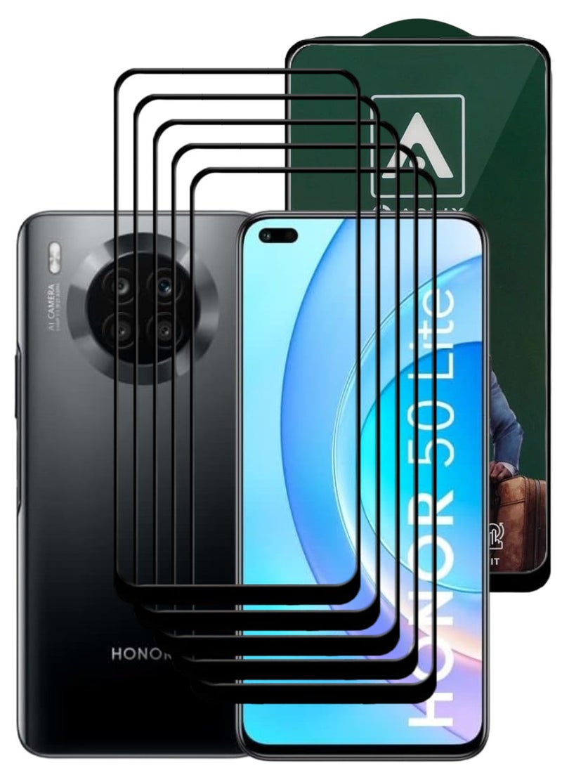 أكاليكس 5 قطع، حماية شاشة،  لهاتف هونور 50 لايت  ، جودة ممتازة. - Image 1