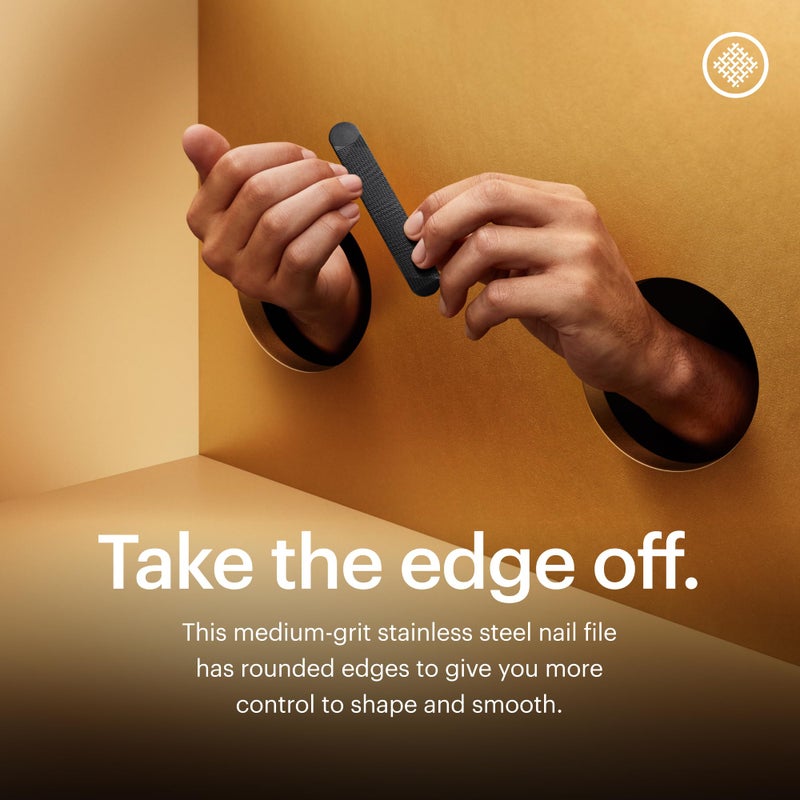 manscaped مجموعة العناية بالأظافر للرجال من MANSCAPED® Shears 3.0، مكونة من 5 قطع، مجموعة مانيكير من الفولاذ المقاوم للصدأ مع مقص أظافر لليدين والقدمين، ومبرد أظافر، وملاقط ذات طرف مائل، ومقص بشرة، وحقيبة سفر - Image 5