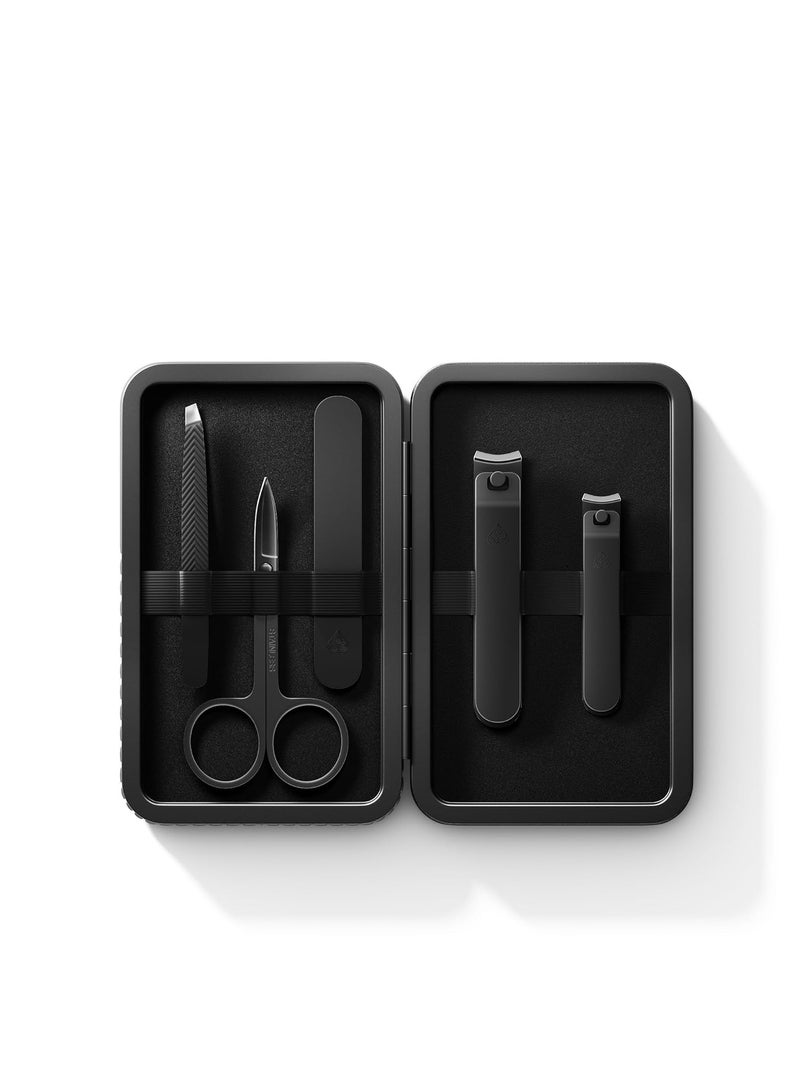 manscaped MANSCAPED® Shears 3.0, 5-Piece Precision Men’s Nail Grooming Travel Kit, Stainless Steel Manicure Set with Fingernail & Toenail Clippers, Nail File, Slant Tip Tweezers, Cuticle Scissors, Travel Case - Image 2