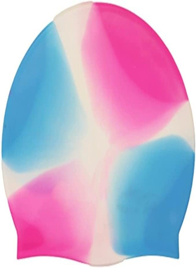 Kunya Friendly Swede Silicone Long Hair Swim Caps - Durable Silicone Swimming Caps (Pack of 2) Color May varySSTP - Image 4