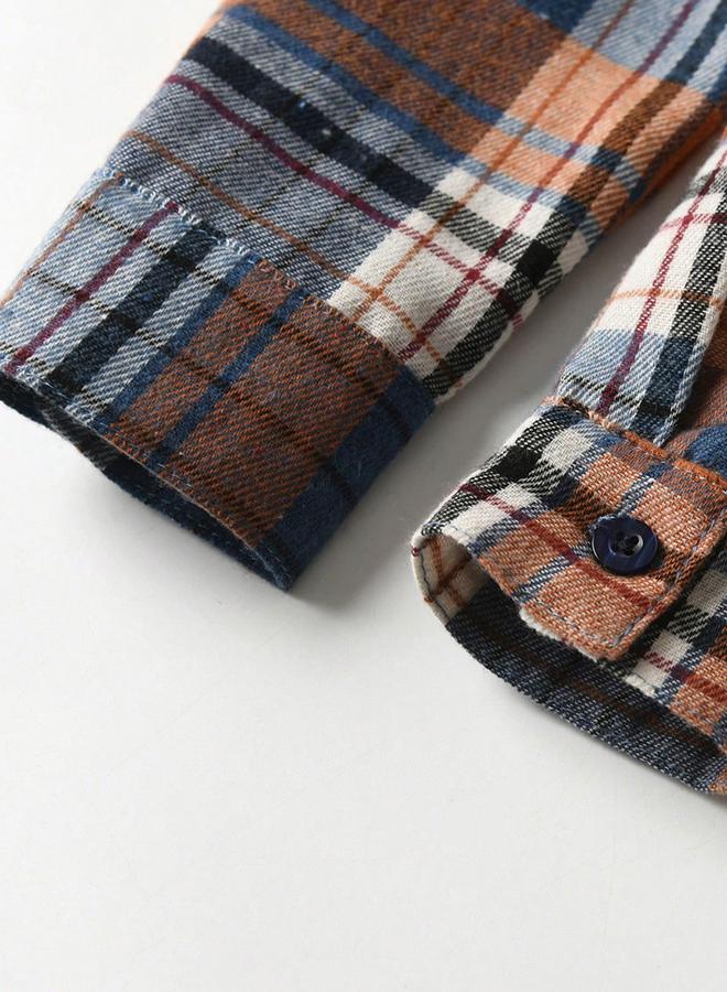 تايك تو قميص بطبعة مربعات وتفاصيل أزرار - Image 4