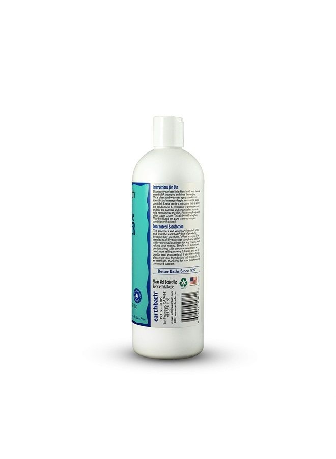 Oatmeal & Aloe Conditioner, Vanilla & Almond, 16 oz – Dog Conditioner for Allergies & Itching, Dry Skin – Made in USA