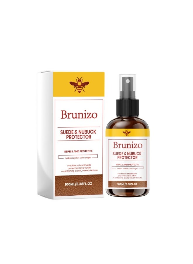 Brunizo (100ml) Leather Suede Spray - Protects the surfaces of household clothes, shoes, sofa leather and suede with a cleaning spray (1 piece) - Image 5