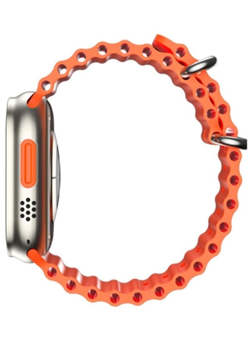 modio 4G Ultra 2.2 Inch HD Display Smart Watch with Three Set Strap For Men & Women - Image 2