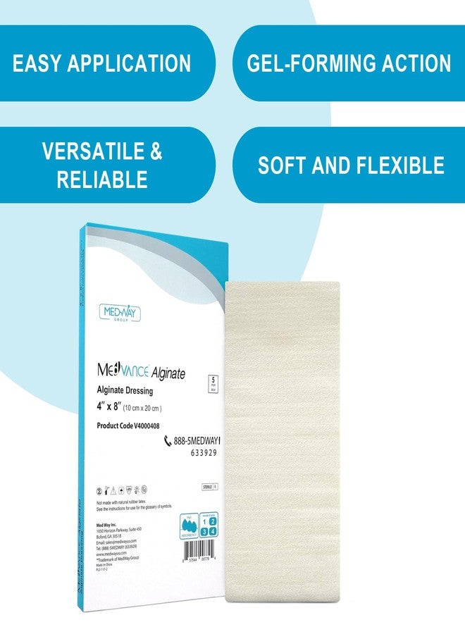 MedVance TM Alginate - Calcium Alginate Dressing 4"x8" Box of 5 dressings - Image 2