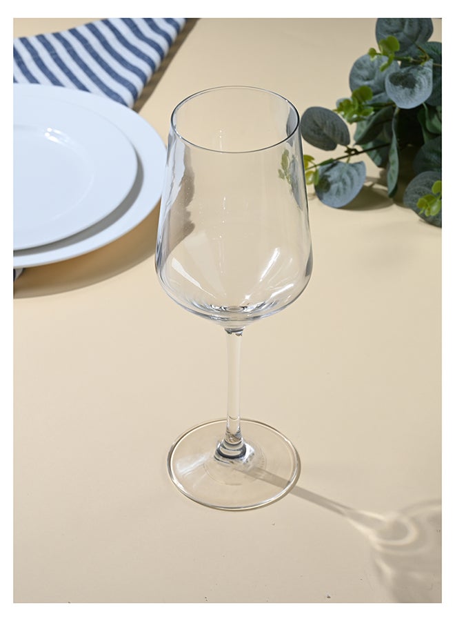 Ollieroo Wine Glasses Set of 6, 500ml Wine Glass with Stem, Perfect for Home, Restaurant, Dishwasher Safe, Lead-free, Clear, Durable Glassware - Image 3