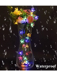 Generic Solar Lights Outdoor, Waterproof Flower Solar Powered Fairy String Lights with 8 Modes for Outdoor, Garden, Patio, Yard, Gazebo Tree, Parties  - Image 2