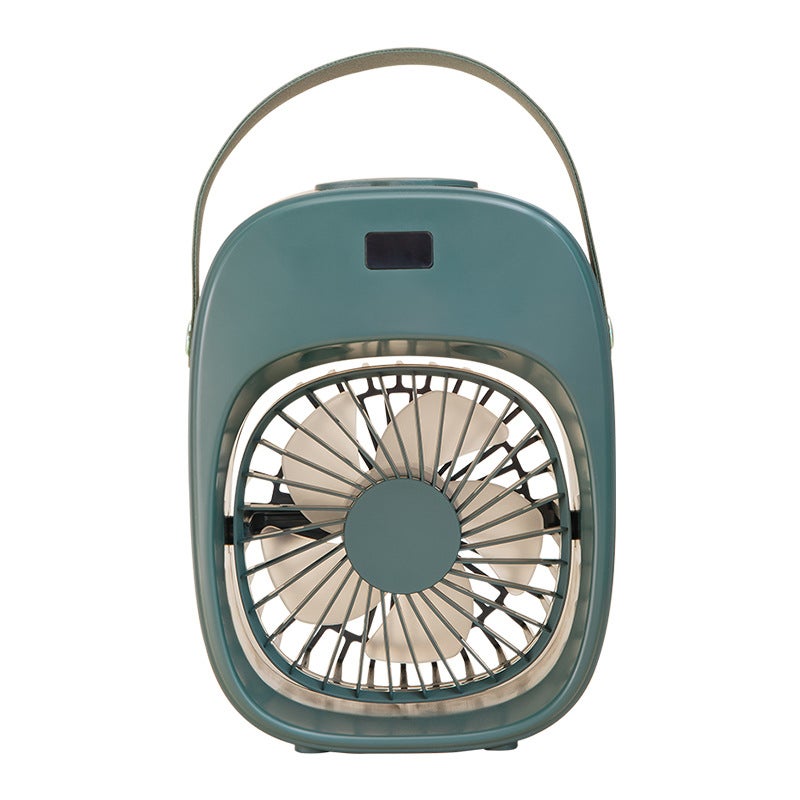 Oriday Water-Cooled Small Fan Neutral Atomization Hydrating And Moisturizing Usb Rechargeable Portable Desktop Wide-Angle Air Supply - Image 1