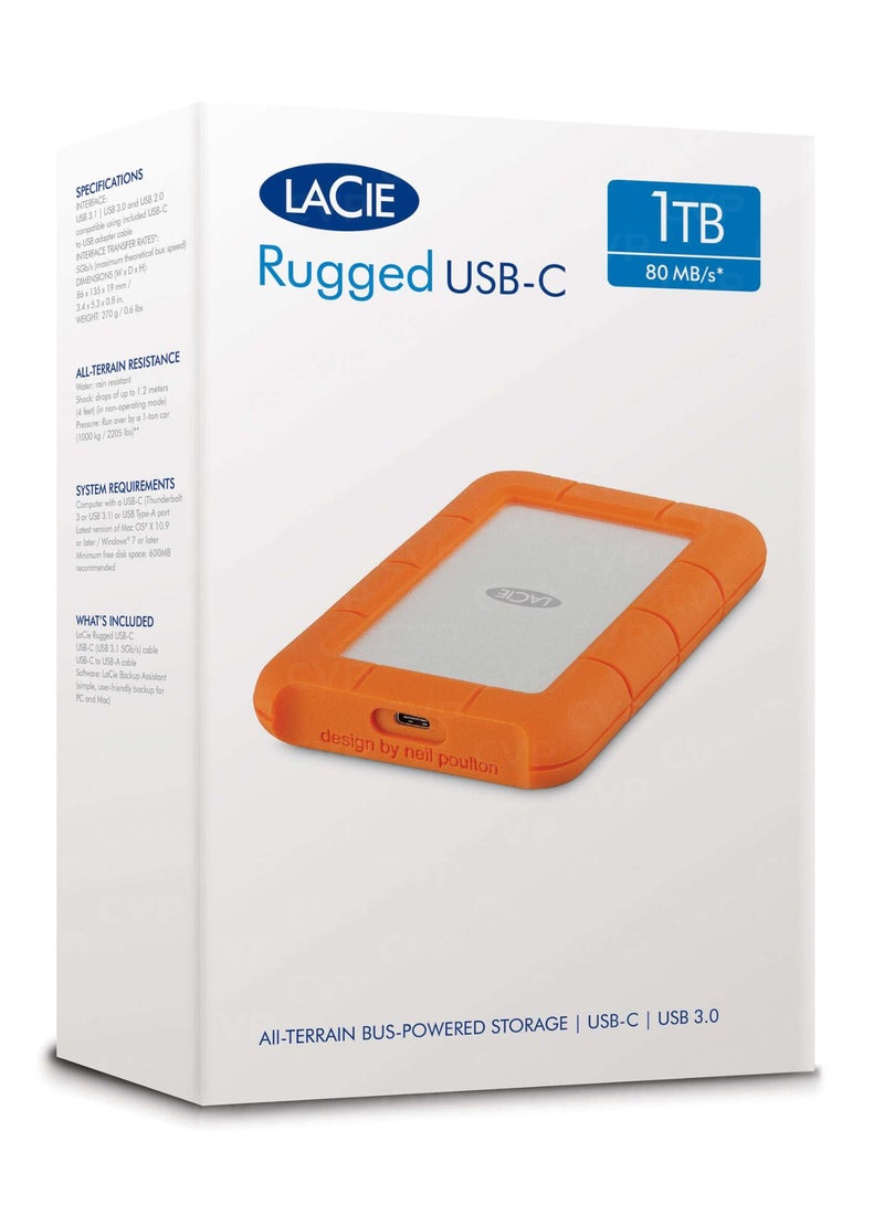 لاسي LACIE RUGGED MOBILE SSD 5 TB-C - Image 4