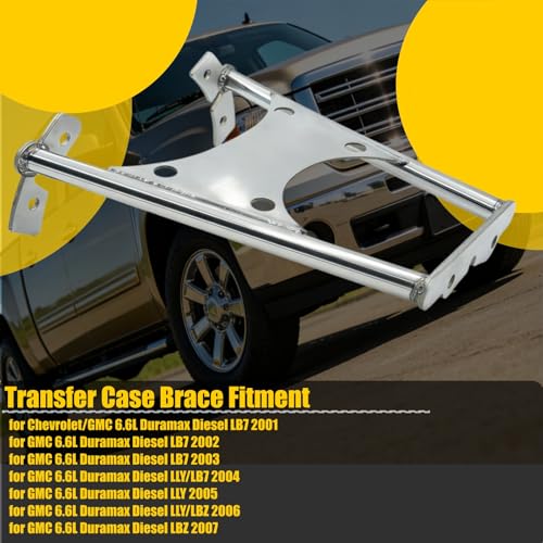 RoloTippi Transfer Case Brace for Chevrolet Chevy GMC 66L Duramax Turbo Diesel LB7 LLY LBZ 2001 2007 for GM Allison Transfer Case Brace 2001 2002 2003 2004 2005 2006 2007 - Image 3