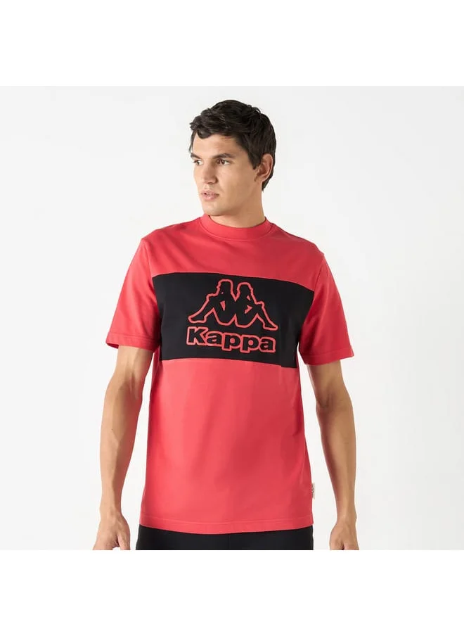 Kappa Kappa Logo Print T-shirt with Short Sleeves