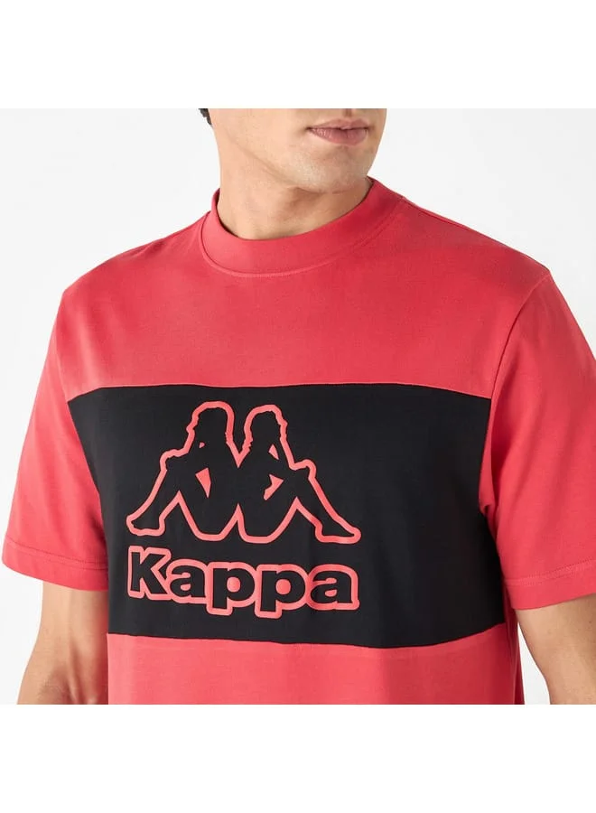 Kappa Kappa Logo Print T-shirt with Short Sleeves