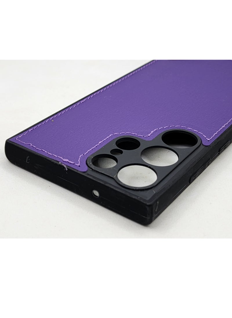 Generic Samsung S23 Ultra Premium Multi-Material Slim Phone Case Cover Superior Protection - Purple  - Image 2