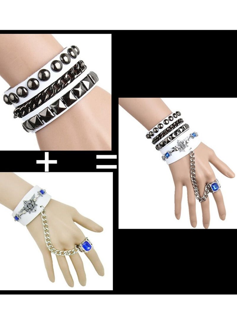NIBEMINENT Men's fashion bracelet punk street hip-hop style  - Image 2