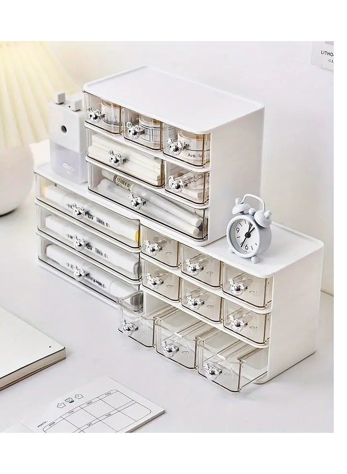 9 Grids Clear Plastic Organizer  Storage Box - Image 1