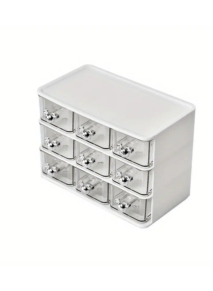9 Grids Clear Plastic Organizer  Storage Box - Image 4
