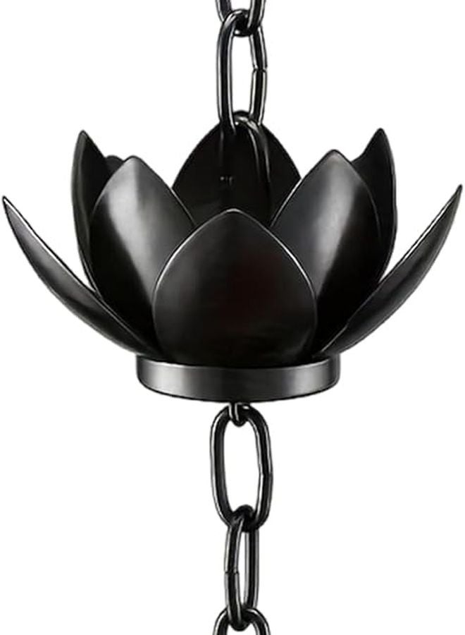 Adjustable Iron Rain Chain For Gutter Eaves Drainage Outdoor Decor Flower Cups Catcher - Image 5