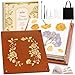 Aboofx Flower Press Kit for DIY Journal Bookmark Frame 10 x 10 10 Layers Wood Flower Pressing Kit with Storage Bags for Dried Flowers Plant Wedding Bouquet Preservation Kits Gift for Craft Lovers - Image 4